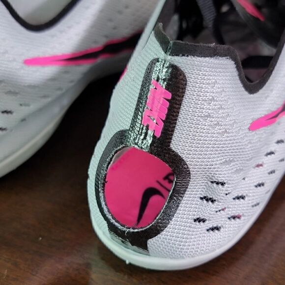 Nike Zoom Victory Elite Running Shoes Spikes White Pink Black Men\'s Size 11.5 main image 12